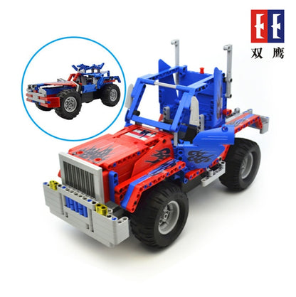 C51002 531Pcs Skyreach pillar 2 IN 1 Remote Control Building Block Car Toy Gift Ship From China