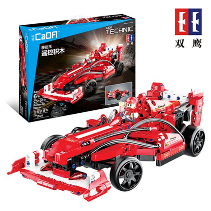 C51010 Technics World Speed F1 Rc Racing Car Building Block Racer Driver Figure Assembly Brick 2.4Ghz Radio Remote Control Toy Ship From China
