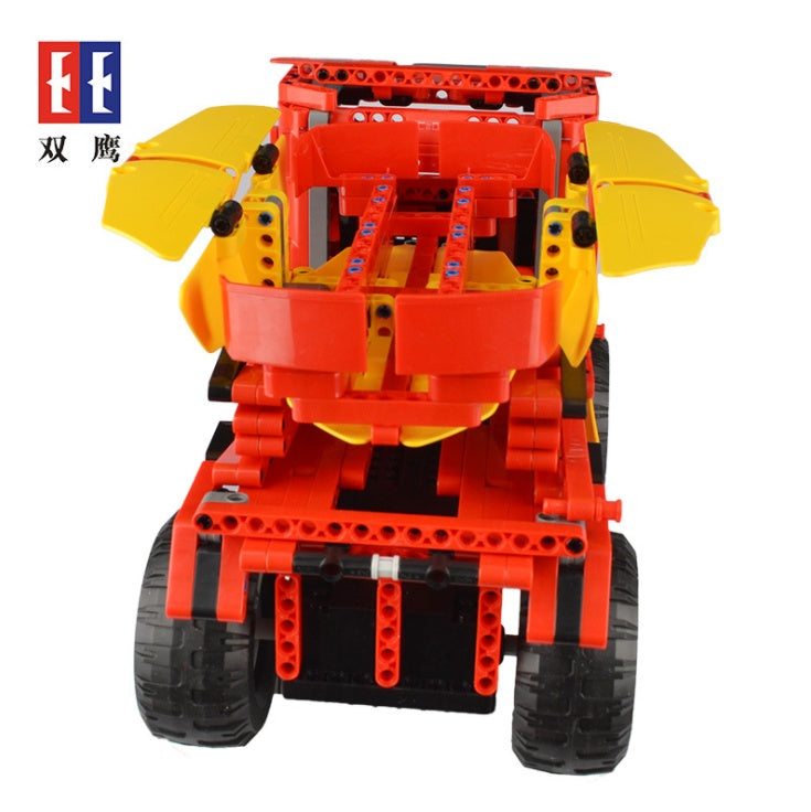 C51014 815Pcs RC Crane Trucks Mixer Diy Remote Control City Engineering Vehicle Cars Build Block Bricks Toys Ship From China