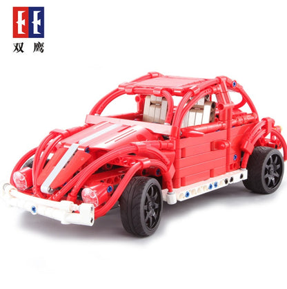 C51016 472Pcs Electric Remote Control Beetle Toy Car Education Building Blocks Brick Ship From China