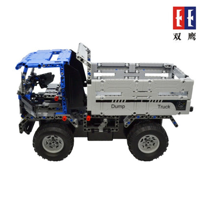 C51017  638PCS RC Remote Control Dump Truck Building Blocks Compatible City Technic Car Vehicle Bricks Series Toys for Kids Ship From China