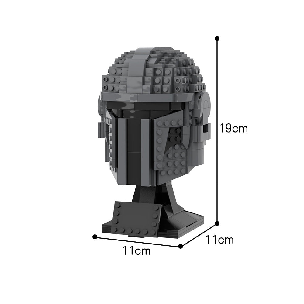 MOC-40959 Mandalorian Helmet Statue MOC