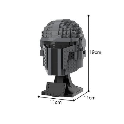 MOC-40959 Mandalorian Helmet Statue MOC