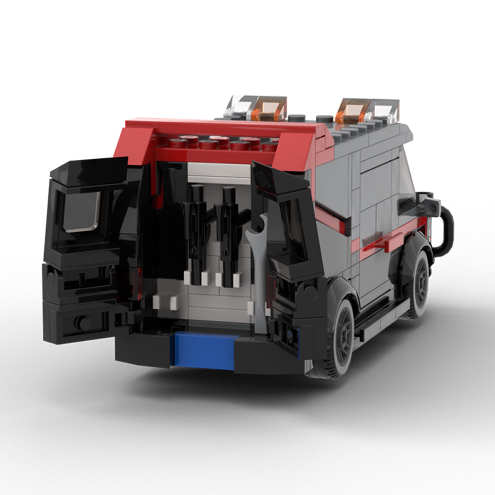 MOC-20604 A-Team GMC Vandura Van