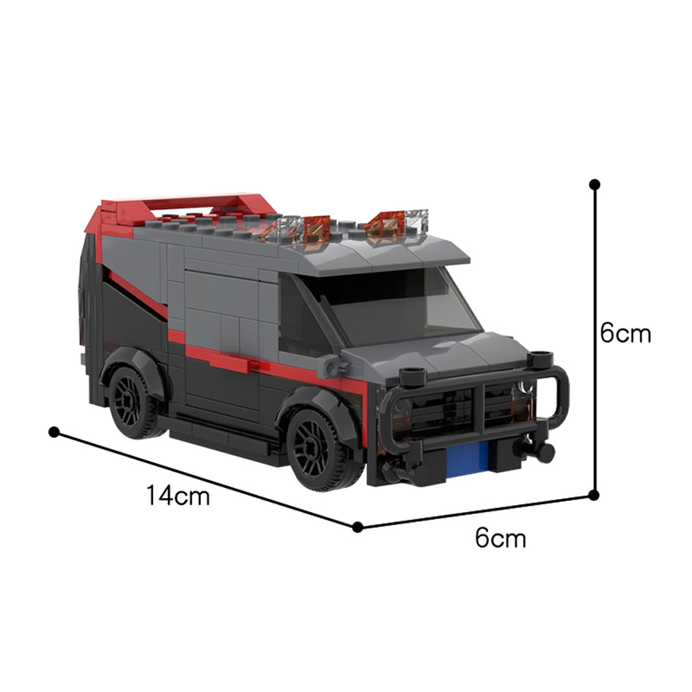 MOC-20604 A-Team GMC Vandura Van