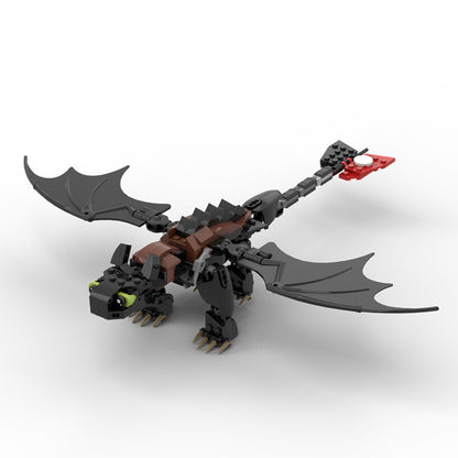 MOC-23064 Toothless - How to Train Your Dragon building blocks series bricks set