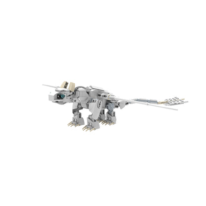 MOC Light Fury from How to Train Your Dragon MOC building blocks series bricks set