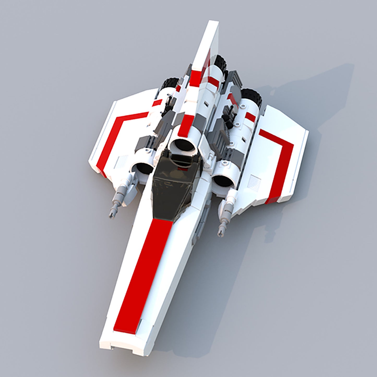 MOC-23012 Battlestar Galactica MK1 Colonial Viper (White)