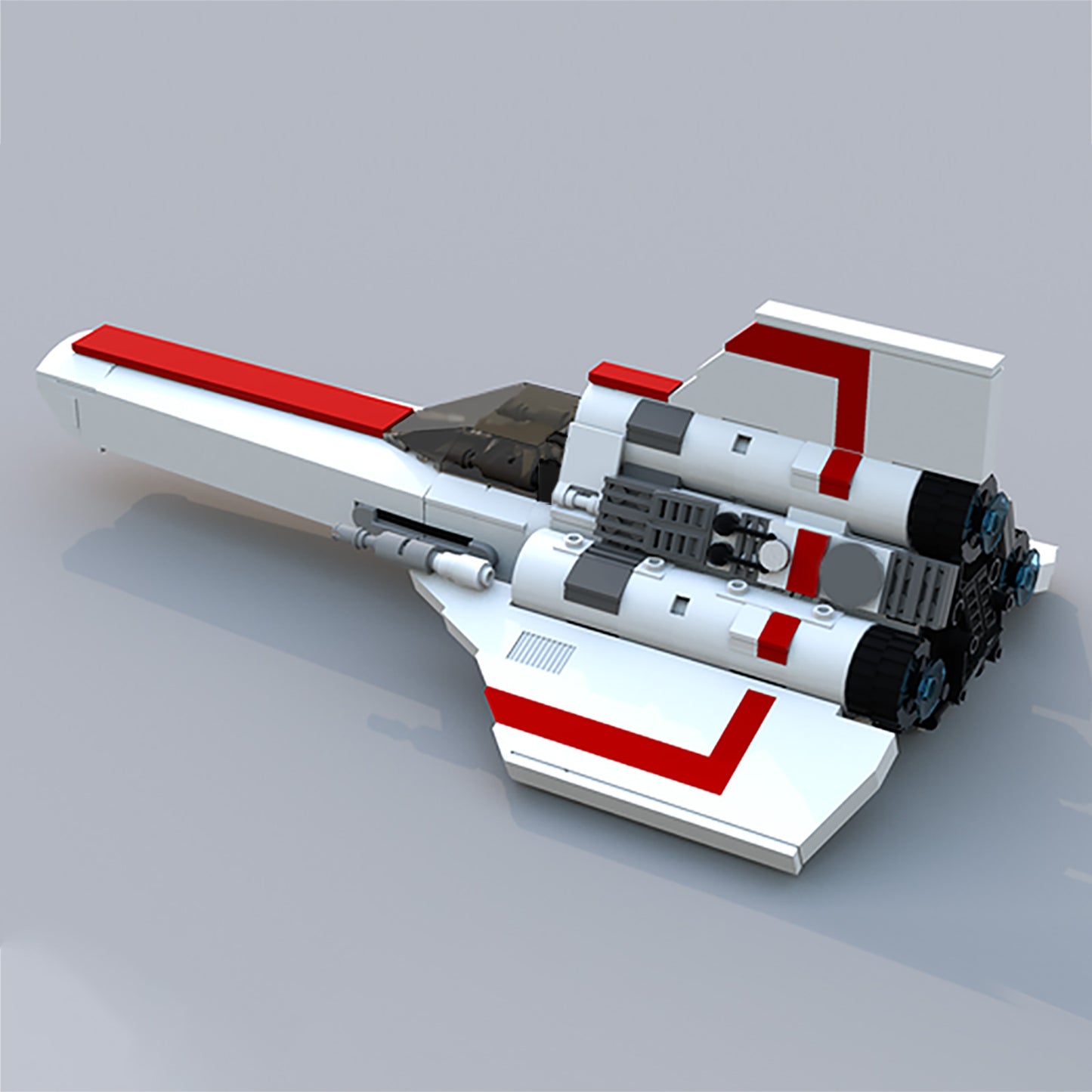 MOC-23012 Battlestar Galactica MK1 Colonial Viper (White)