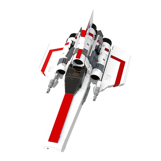 MOC-23012 Battlestar Galactica MK1 Colonial Viper (White)