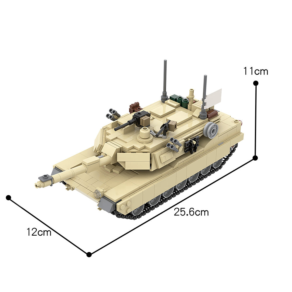 MOC-36237 M1A2 Abrams Tank w/ interior