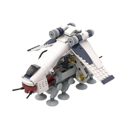 MOC-51483 Republic Dropship &amp; AT-OT - Midi - Episode II &amp; The Clone Wars