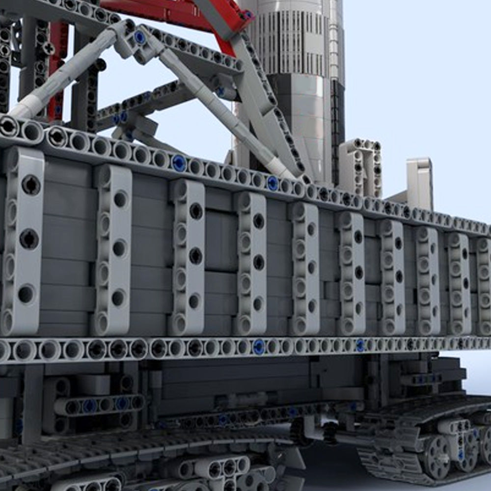 MOC-60088 Launch Tower Mk I for Saturn V with Crawler Alternative Build of  Set 21309/92176 building blocks bricks set