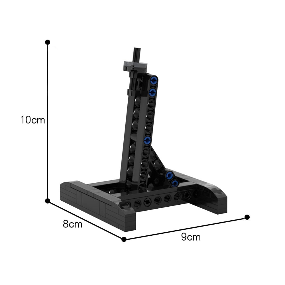 MOC-20851 TIE Interceptor MOC Display Stand building blocks series bricks set