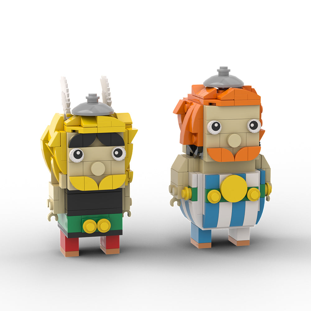 MOC Asterix and Obelix Brickheadz
