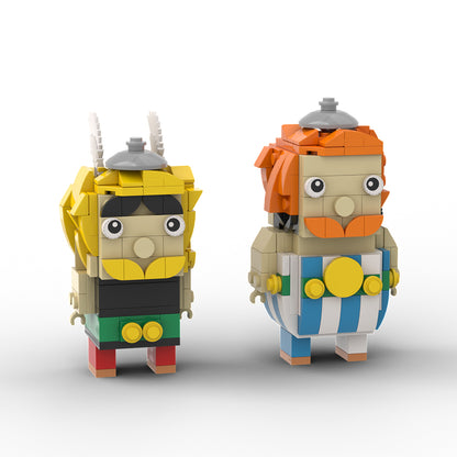 MOC Asterix and Obelix Brickheadz