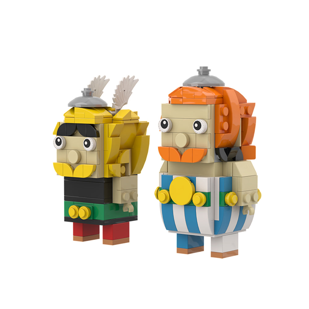 MOC Asterix and Obelix Brickheadz