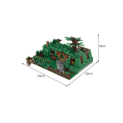 MOC-27847 Bag End building blocks kit with compatible bricks