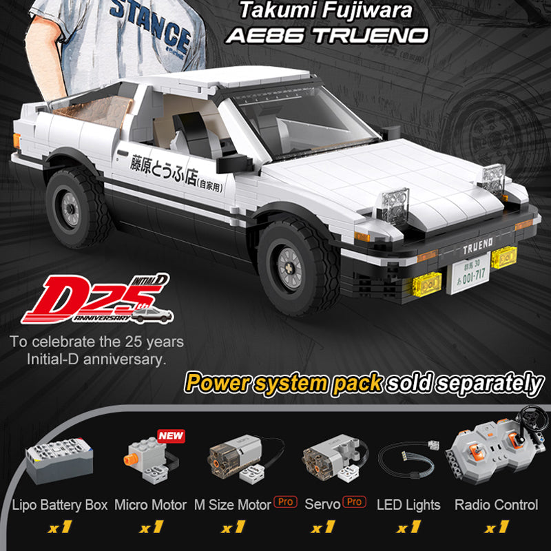 CaDA Initial D 1:12 Toyota Trueno AE86 C61024W