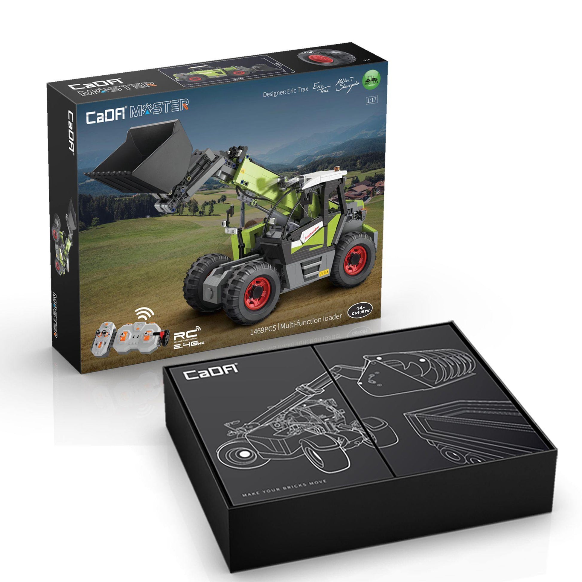 CaDA Master Telehandler With Full Functional Remote Control Unit C61051W