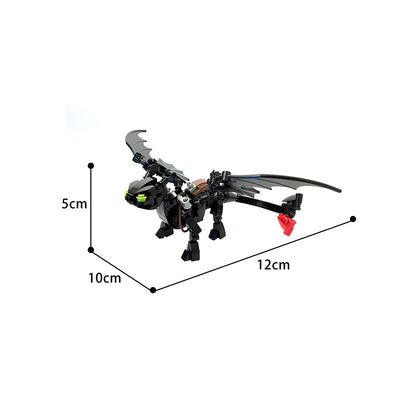 MOC Toothless - How to Train Your Dragon building blocks series bricks set