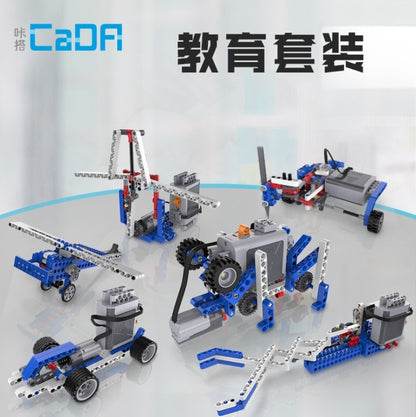 C71001 400Pcs Mechanical Principle Structure And Engineering Technology Building Block Set With Motor As Gift For Children Ship From China
