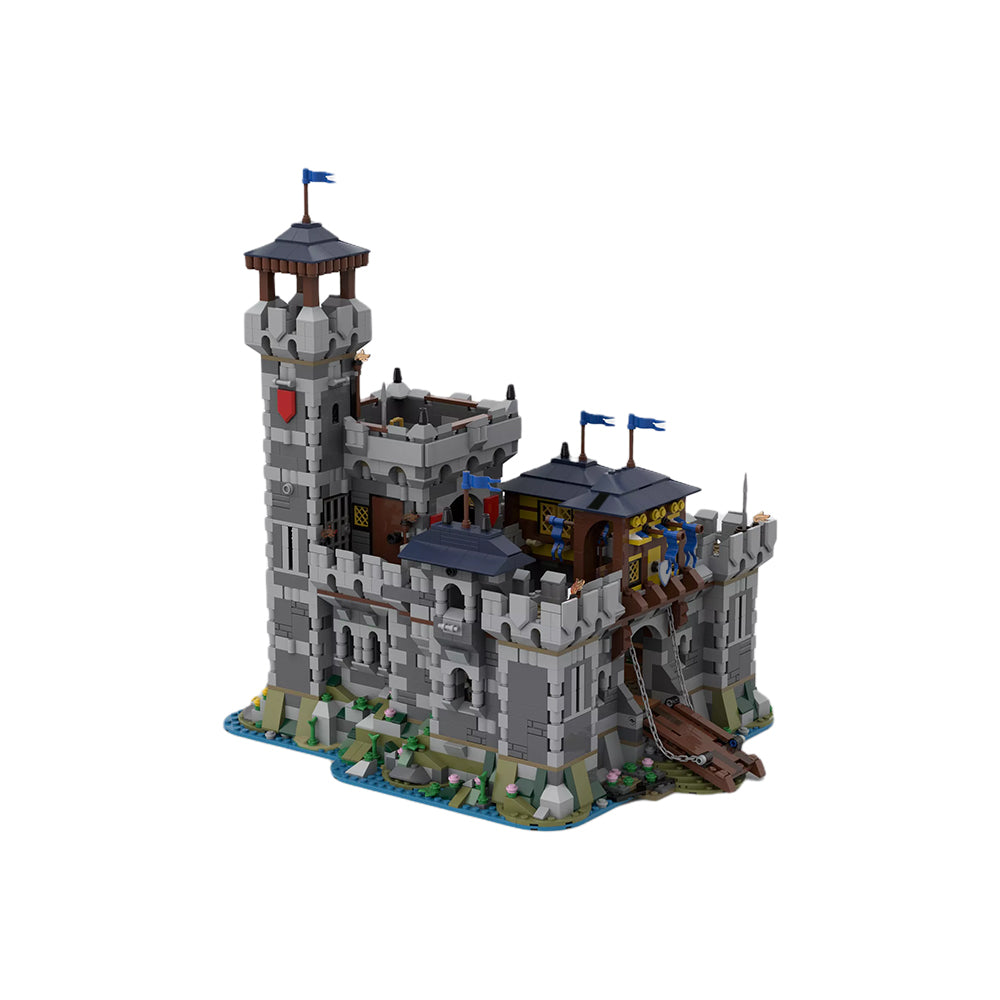 MOC-80329 Medieval Fortress (31120 "Medieval Castle" Alternative) building blocks kit with compatible bricks