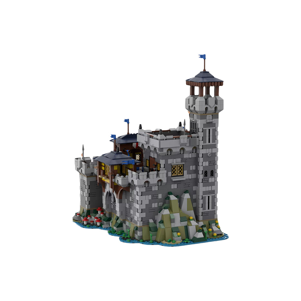 MOC-80329 Medieval Fortress (31120 "Medieval Castle" Alternative) building blocks kit with compatible bricks