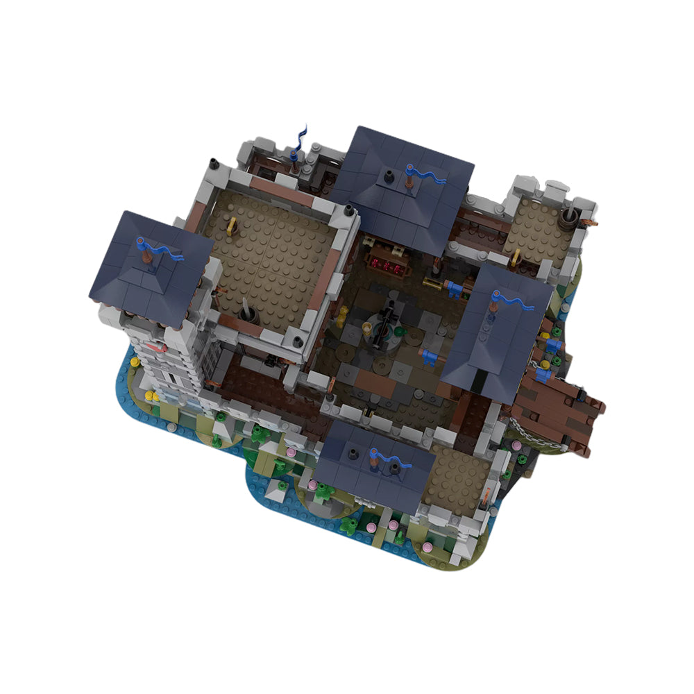 MOC-80329 Medieval Fortress (31120 "Medieval Castle" Alternative) building blocks kit with compatible bricks