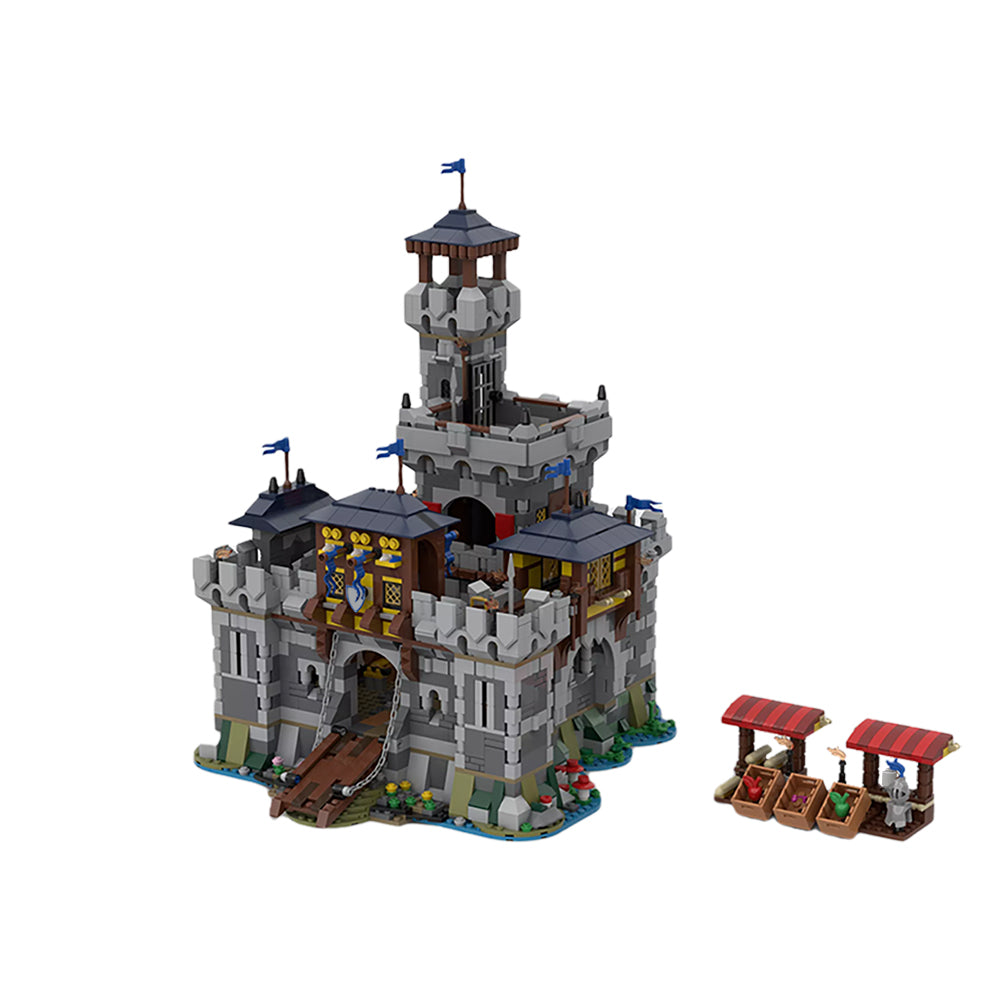 MOC-80329 Medieval Fortress (31120 "Medieval Castle" Alternative) building blocks kit with compatible bricks