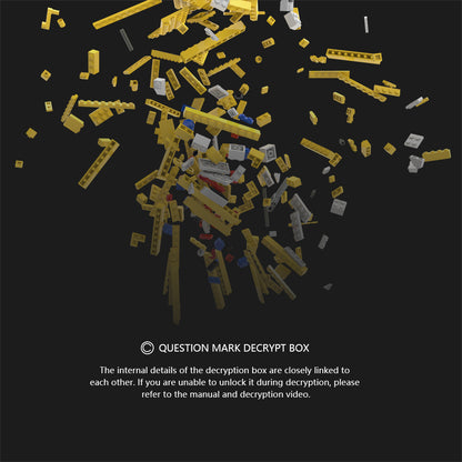 MOC Question mark decryption box building blocks series bricks set