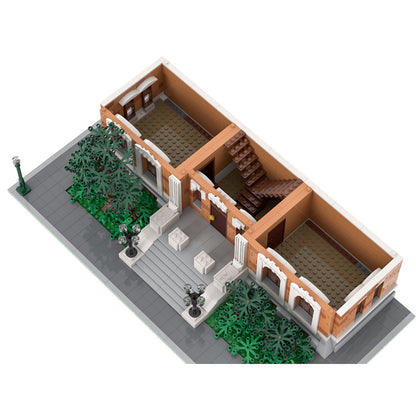 MOC-100578 Modular Back to the Future Clock Tower Hill Valley building blocks kit with compatible bricks