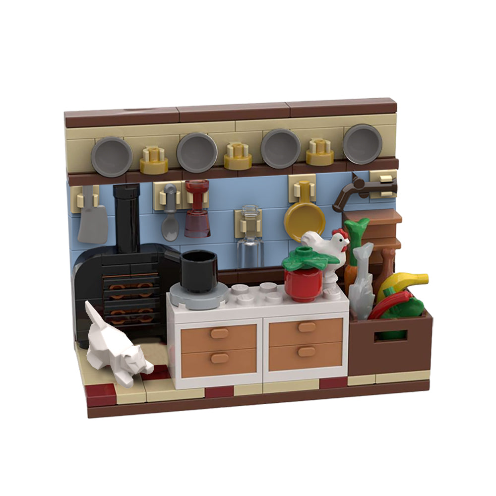 MOC-116474 Swedish Chef's Kitchen- A Muppet Theatre Scene building blocks series bricks set
