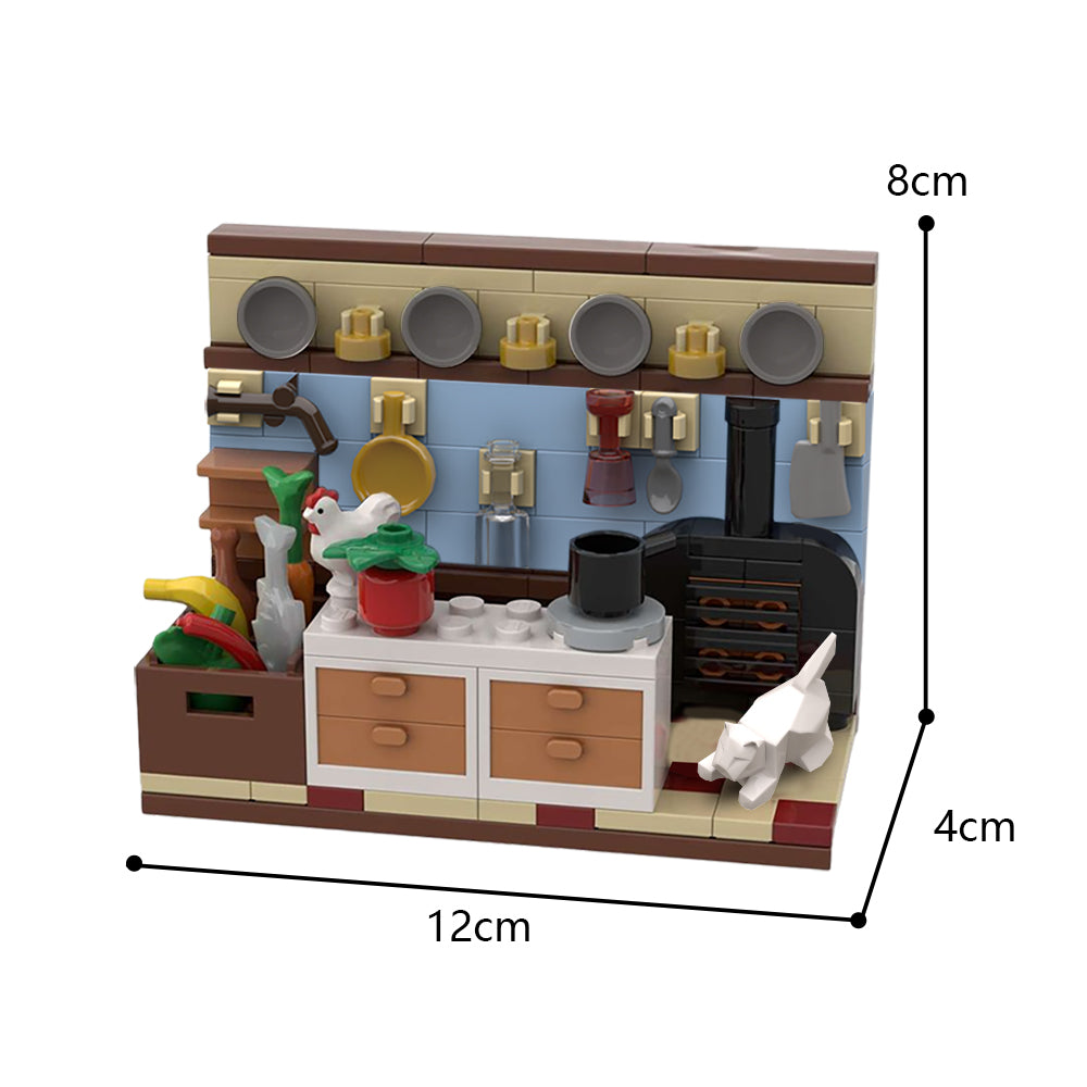 MOC-116474 Swedish Chef's Kitchen- A Muppet Theatre Scene building blocks series bricks set