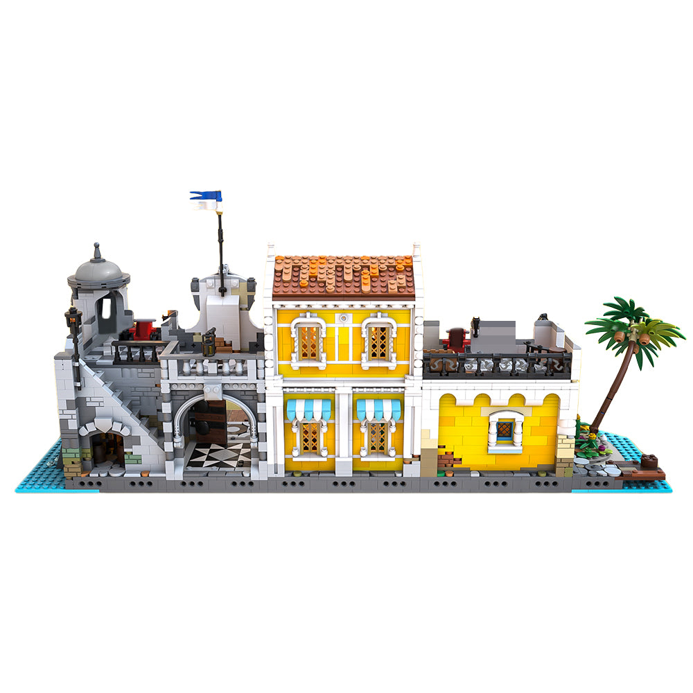 MOC-108172 Lagoon Lockup Revisited building blocks kit with compatible bricks