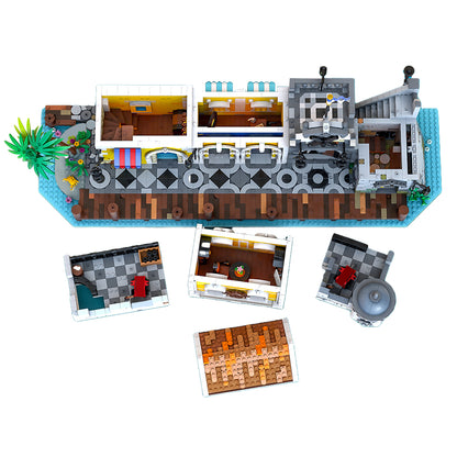 MOC-108172 Lagoon Lockup Revisited building blocks kit with compatible bricks