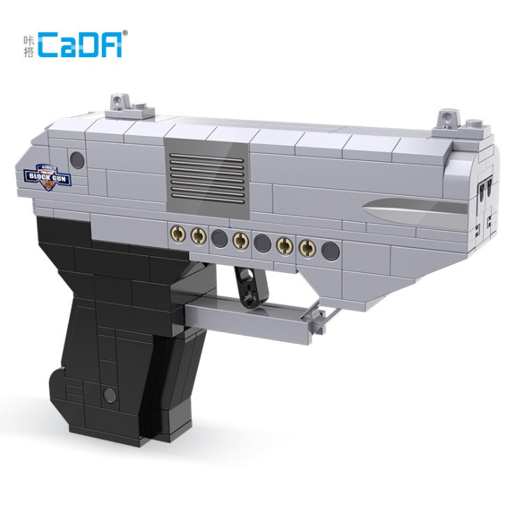 C81010 250Pcs Double-Barreled Pistol Eating Game Building Blocks Toy Gun Ship From China