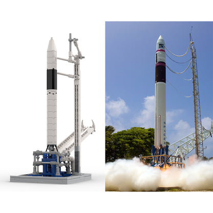 MOC-89466 SpaceX Falcon 1 &amp; Launch Pad [Saturn V scale] building blocks series bricks set