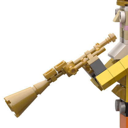 MOC The Nutcracker and the Mouse King - Trumpeter King building blocks series bricks set