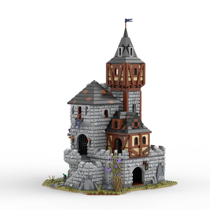 MOC-109930 Medieval Castle building blocks kit with compatible bricks