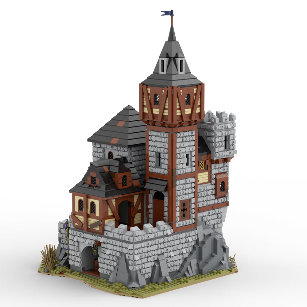 MOC-109930 Medieval Castle building blocks kit with compatible bricks