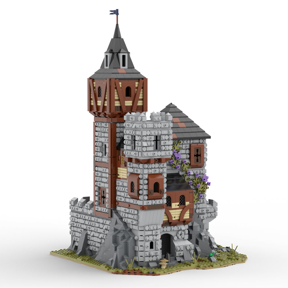 MOC-109930 Medieval Castle building blocks kit with compatible bricks