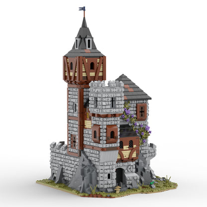 MOC-109930 Medieval Castle building blocks kit with compatible bricks