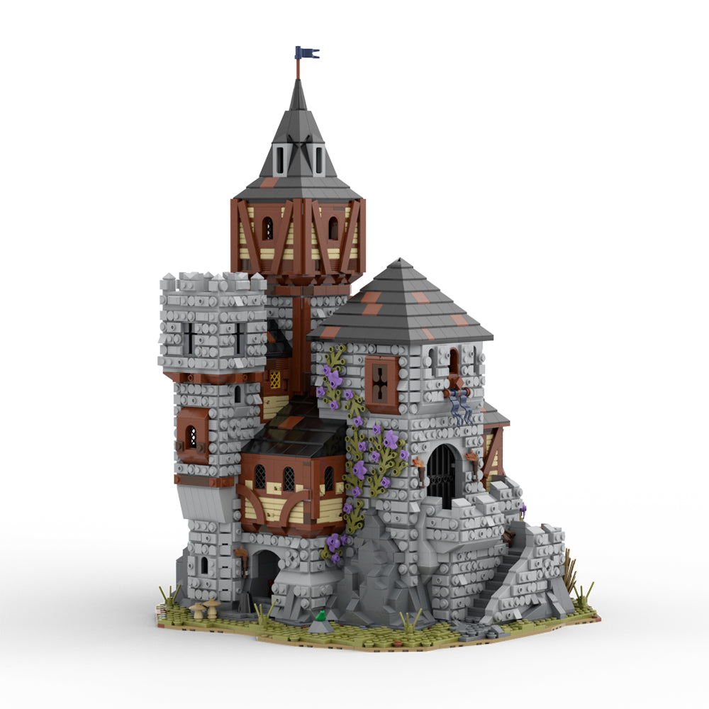 MOC-109930 Medieval Castle building blocks kit with compatible bricks