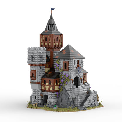 MOC-109930 Medieval Castle building blocks kit with compatible bricks