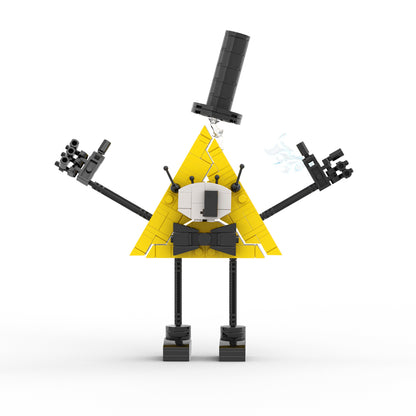 MOC Gravity Falls Bill Cipher building blocks animation series bricks set