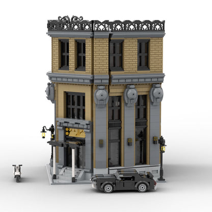 MOC-140223 Continental Hotel from John Wick building blocks kit with compatible bricks