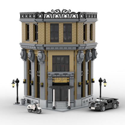 MOC-140223 Continental Hotel from John Wick building blocks kit with compatible bricks
