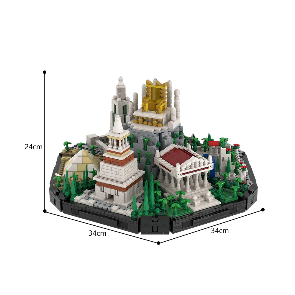 MOC-139202 zeus statue lego great pyramid of giza hanging garden