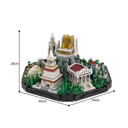 MOC-139202 zeus statue lego great pyramid of giza hanging garden